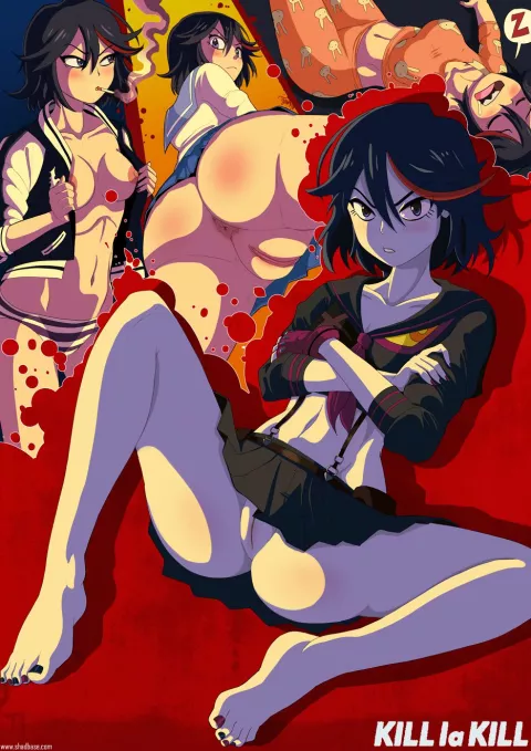 Ryuko Vs Sastsuki (Kill La Kill) [ShadBase] porn comic cover