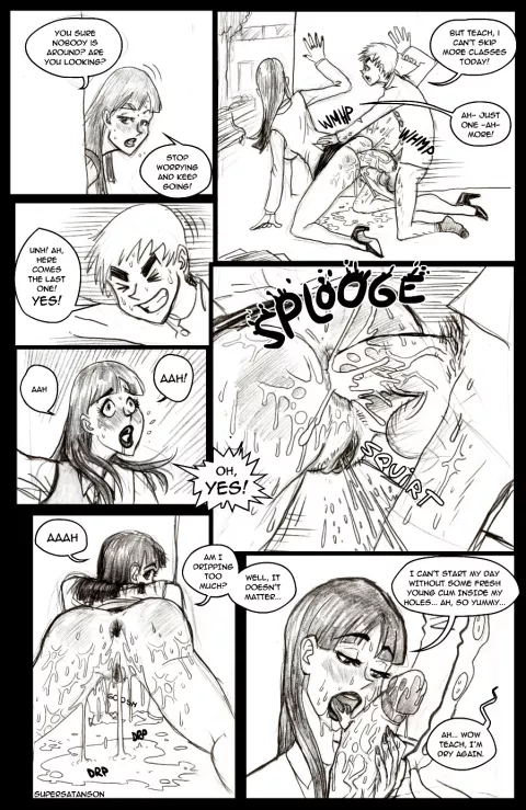School Is Fun [SuperSatanSon] porn comic cover