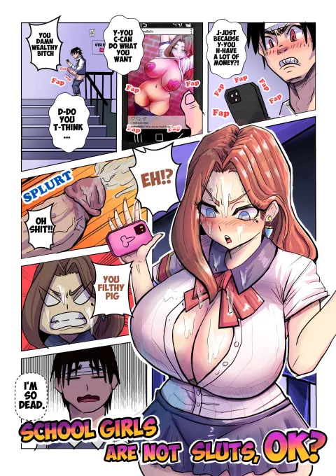 School girls are not sluts,OK? [Simp Devil] porn comic cover
