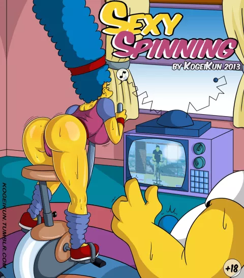 Sexy Spinning (The Simpsons) [KogeiKun] porn comic cover