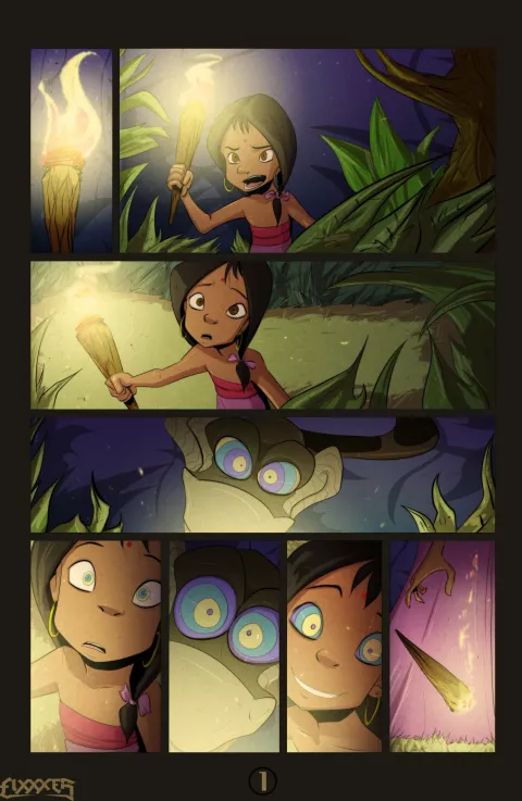 Shanti And Kaa Mini Comics (The Jungle Book) [FIXXXER] porn comic cover