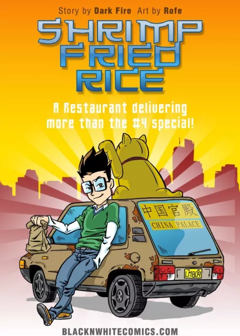 Shrimp Fried Rice [BlackNWhiteComics] porn comic cover