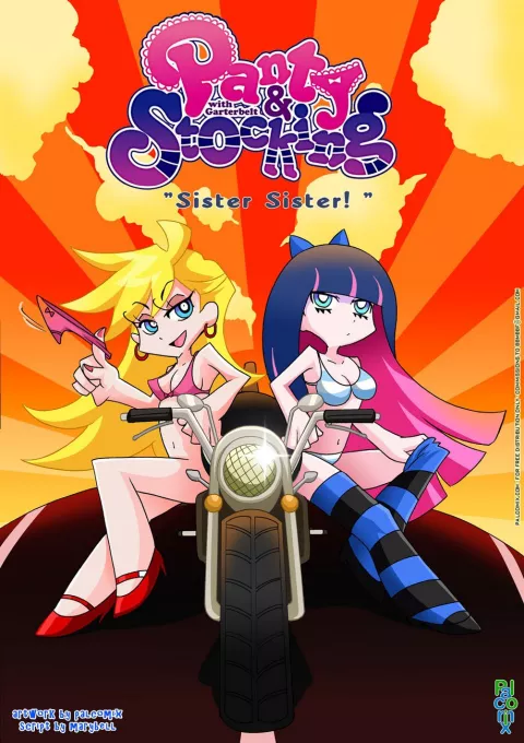 Sister Sister! (Panty And Stocking With Garterbelt) [Palcomix] porn comic cover