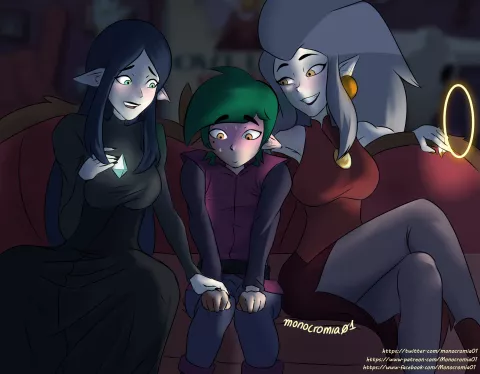 Sister’s game (The Owl House) [Monocromia01] porn comic cover