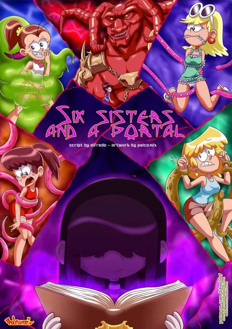 Six Sisters And A Portal (The Loud House) [Palcomix] porn comic cover