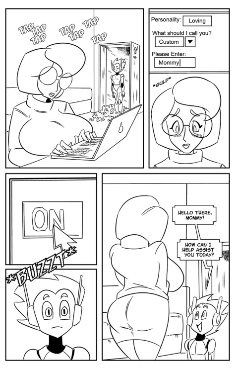 Smolbot [Glassfish] porn comic cover