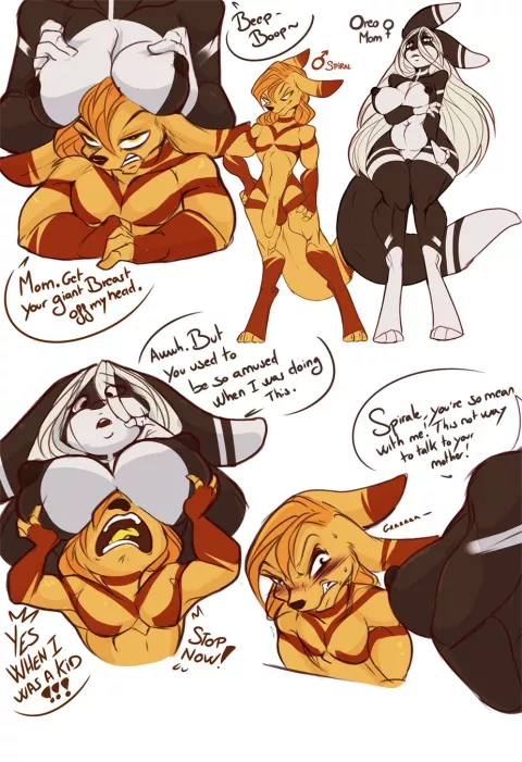 Spiral X OreoMom [Spirale] porn comic cover