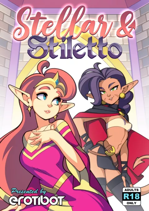 Stellar and Stiletto [Erotibot] porn comic cover