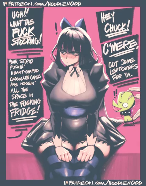 Stocking Set (Panty And Stocking With Garterbelt) [Noodlenood] porn comic cover