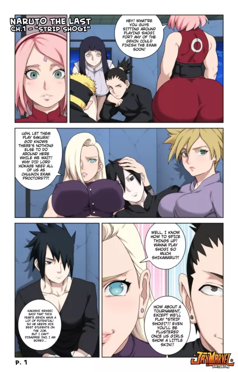 Strip Shogi (Naruto: The Last) [Jay Marvel] porn comic cover