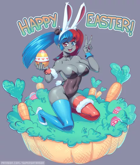 Swicchan Happy Easter! [SuperSatanSon] porn comic cover