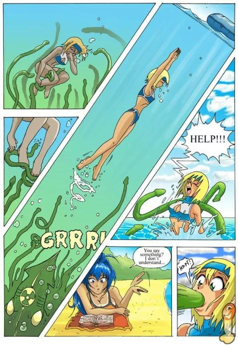 Swimming is Prohibited [Akabur] porn comic cover