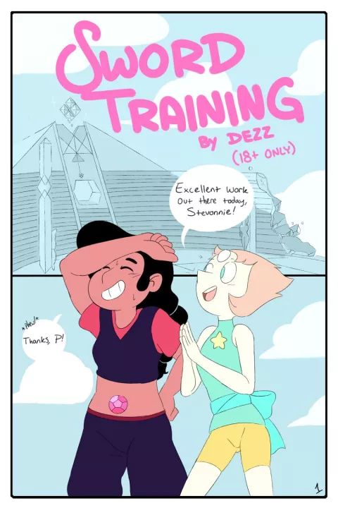 Sword Training (Steven Universe) [Dezz] porn comic cover