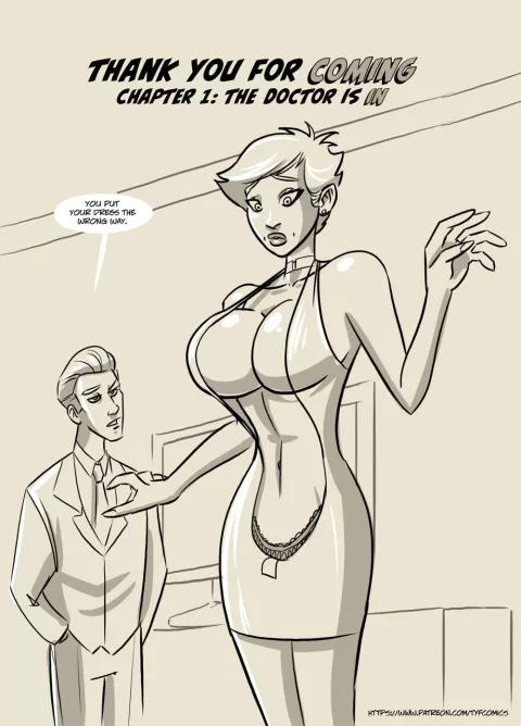 Thank You For Coming [John North] porn comic cover
