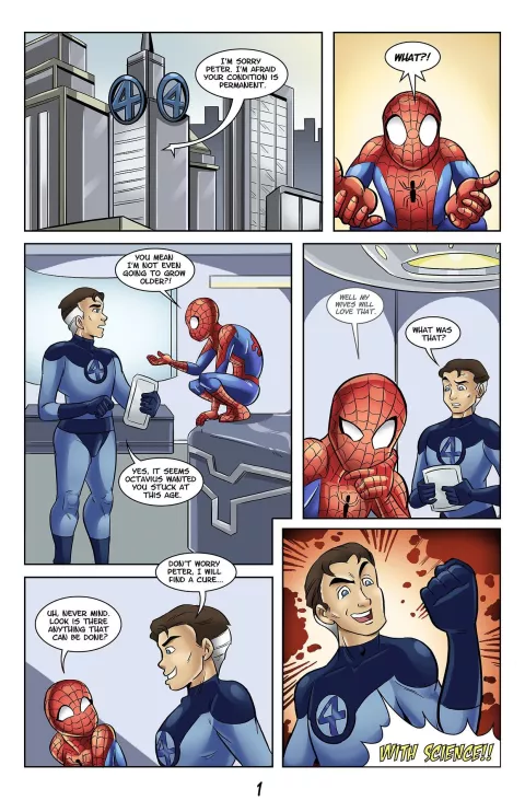 The Adventures Of Young Spidey (Various) [Glassfish] porn comic cover