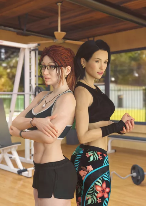 The F Gym [Lexx228] porn comic cover