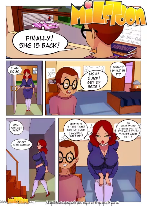 The Geek [MILFToon] porn comic cover
