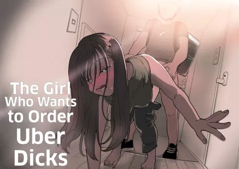 The Girl Who Wants to Order Uber Dicks [Denbu Momo] porn comic cover
