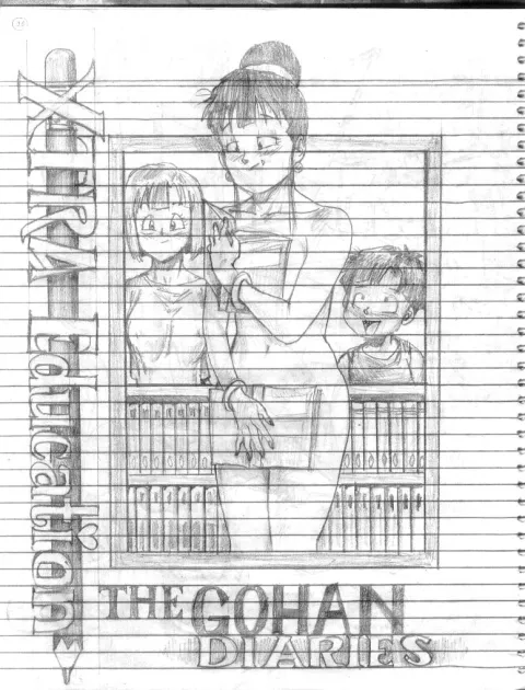 The Gohan Diaries (Dragon Ball Z) [Pandoras Box] porn comic cover