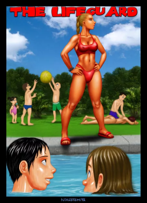 The Lifeguard [Nihaotomita] porn comic cover