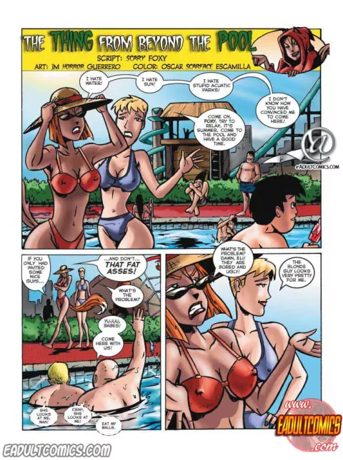 The Thing From Beyond The Pool [eAdultComics] porn comic cover