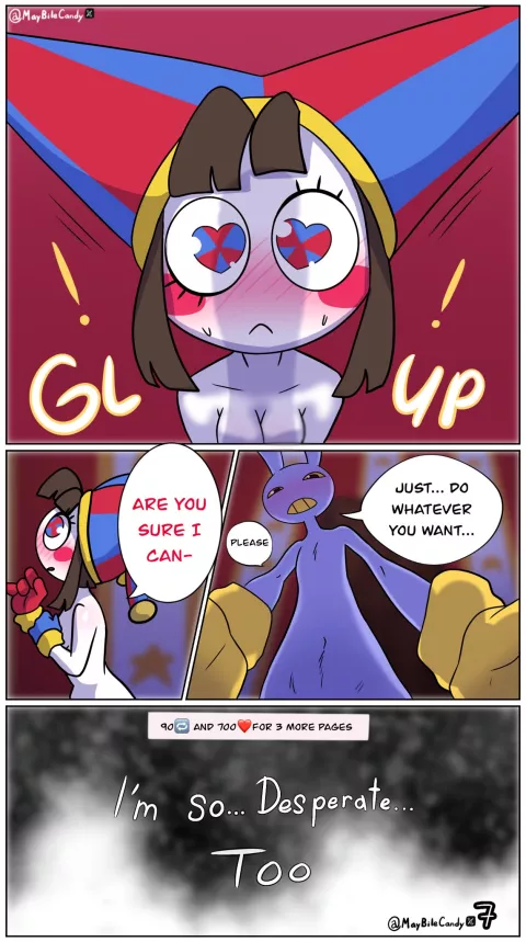 The Welcome Gift (The Amazing Digital Circus) [MayCandy] porn comic cover