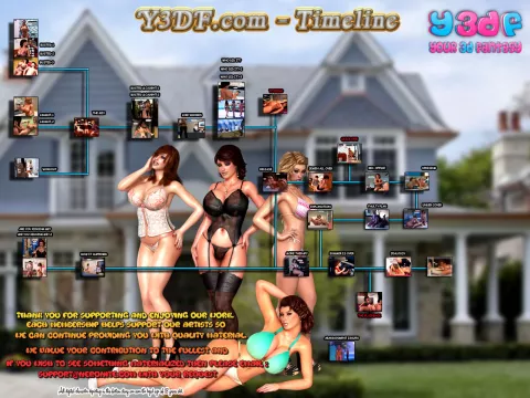 Timeline [Y3DF] porn comic cover