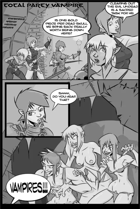 Total Party Vampire [Clumzor] porn comic cover