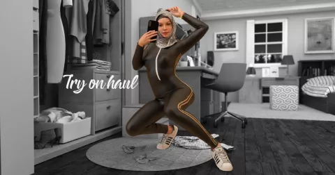 Try On Haul [Crispy Cheese] porn comic cover