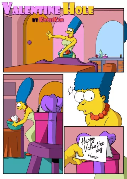 Valentine Hole (The Simpsons) [KogeiKun] porn comic cover