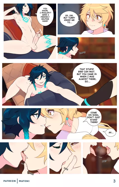 Venti X Aether (Genshin Impact) [Matemi] porn comic cover