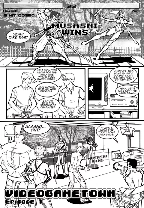 Videogame Town [Leandro Comics] porn comic cover