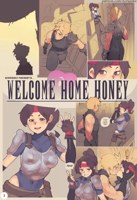 Welcome Home Honey (Final Fantasy VII) [Norasuko] porn comic cover