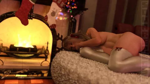 White Christmas [SquarePeg3D] porn comic cover