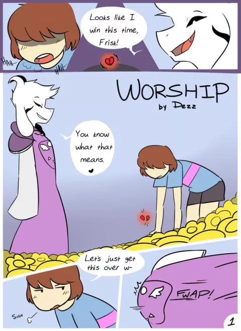 Worship (Undertale) [Dezz] porn comic cover