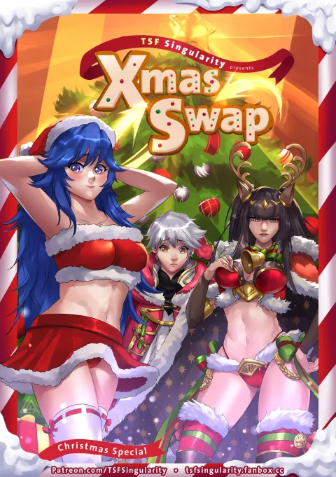 X-Mas Swap (Fire Emblem) [TSFSingularity] porn comic cover
