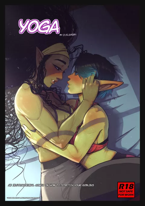 Yoga [OrcBarbies] porn comic cover