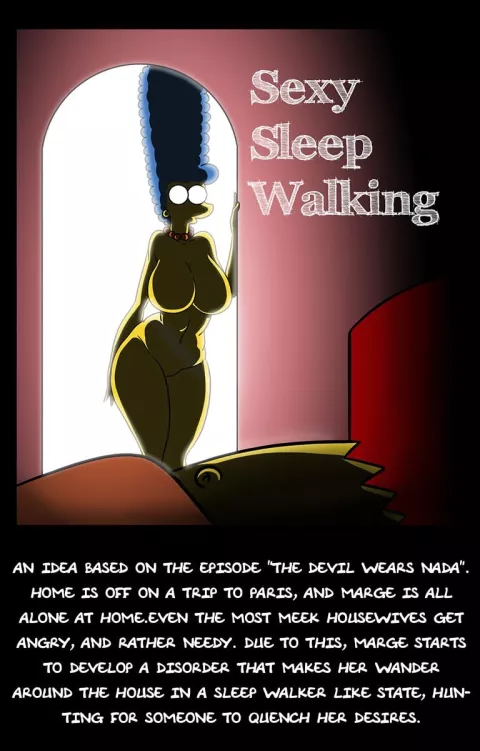 Sexy Sleep Walking (The Simpsons) [KogeiKun] porn comic cover