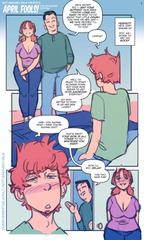 April Fools! [NotEnoughMilk] porn comic cover