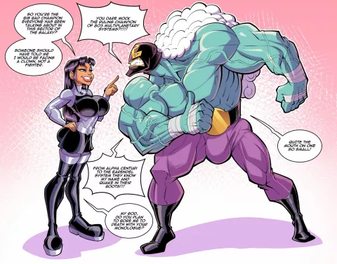 Blackfire Versus Rasslor (Teen Titans) [Fontez] porn comic cover