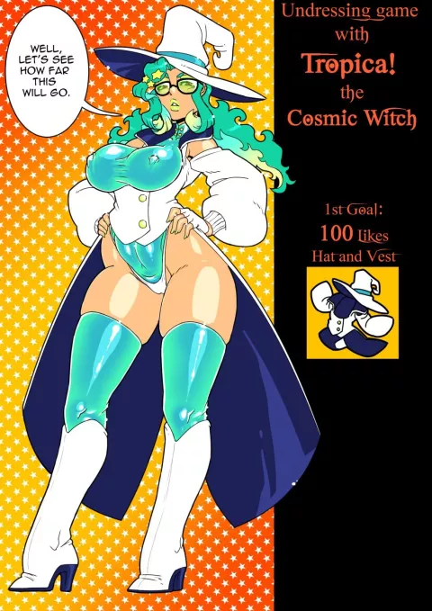 Undressing Game with Tropica the Cosmic Witch [MAD-Project] porn comic cover