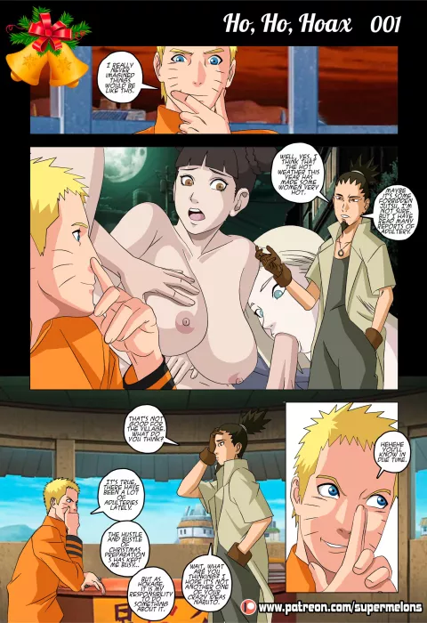 Ho Ho Hoax (Naruto) [Super Melons] porn comic cover