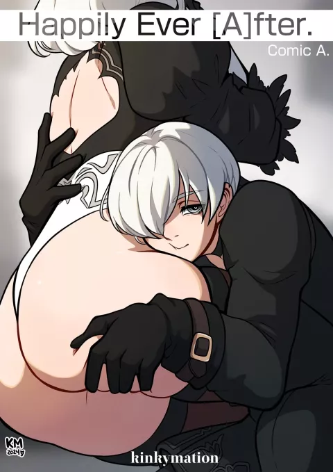 Happily Ever [A]fter (Nier: Automata) [Kinkymation] porn comic cover