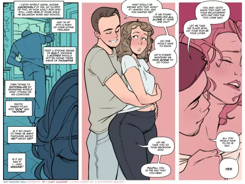 If I Just Imagine [NotEnoughMilk] porn comic cover