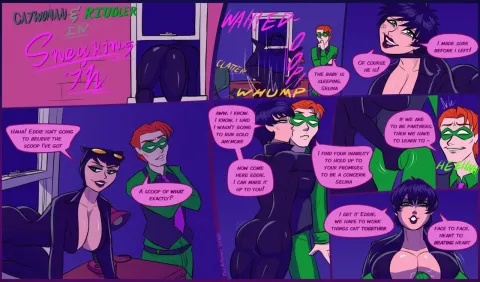 Sneaking In (Batman) [The Arthman] porn comic cover