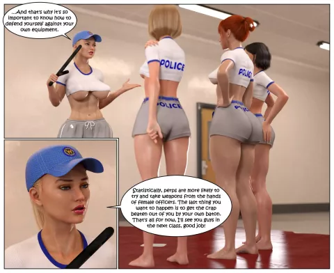 Baton Training [Nonsane] porn comic cover
