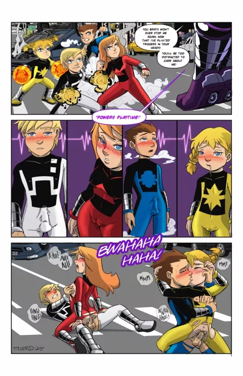 Powers Playtime (Power Pack) [Mister D.] porn comic cover