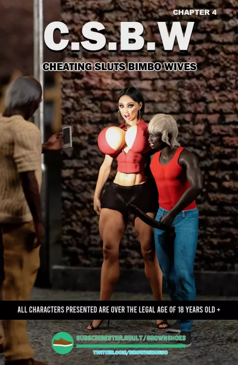 Cheating Sluts Bimbo Wifes [Brown Shoes] porn comic cover