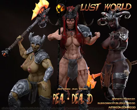 Lust World [Real-Deal 3D] porn comic cover