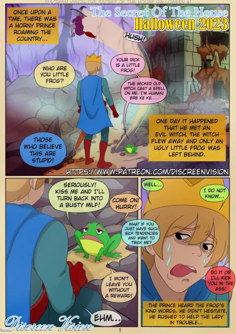 The Secret Of The House [Discreen Vision] porn comic cover
